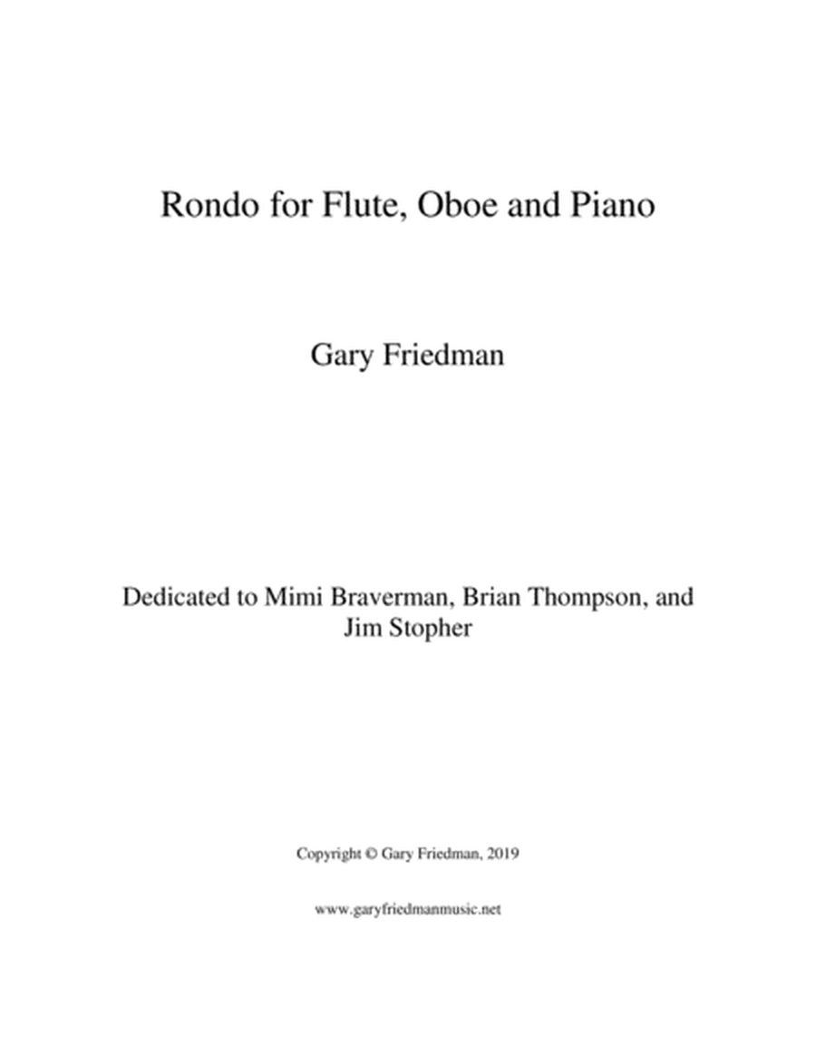 Rondo for Flute, Oboe, and Piano image number null
