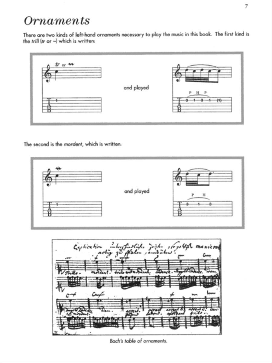 Bach for Guitar - Masters in Tab Electric Guitar scores gallery preview page 7