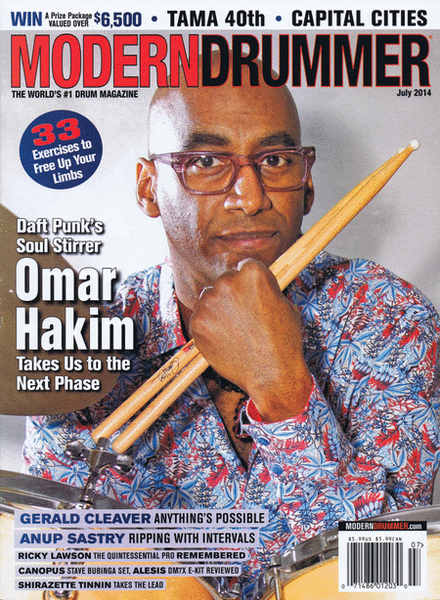 Modern Drummer Magazine July 2014