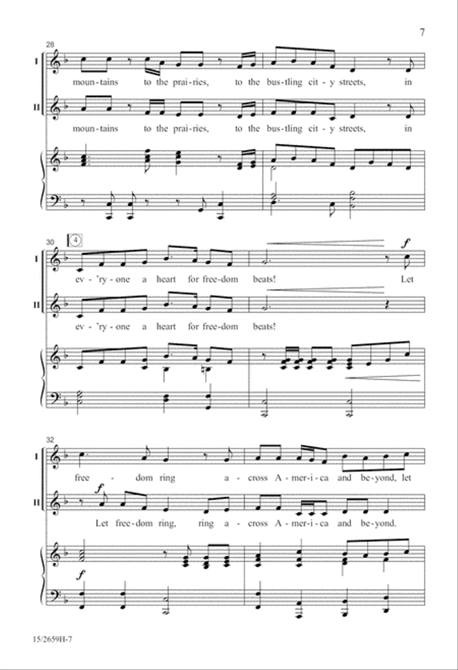 Let Freedom Ring! Let Freedom Ring! 2-Part scores gallery preview page 8