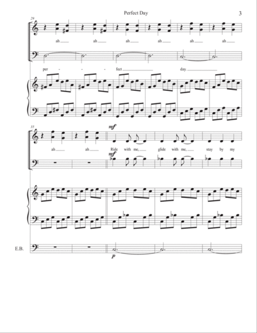 Perfect Day Choir scores gallery preview page 5