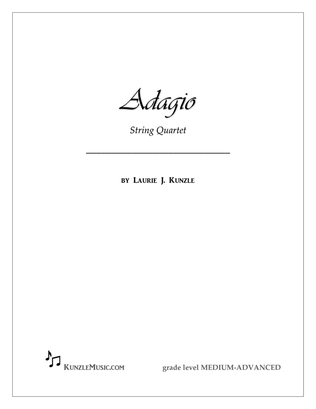 Book cover for ADAGIO String Quartet