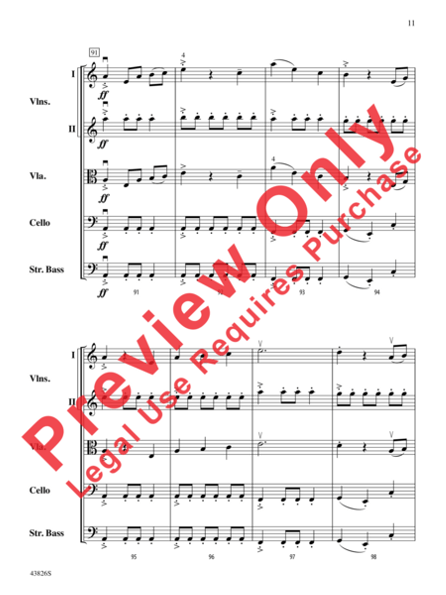 Iroquois Journey String Orchestra scores gallery preview page 12