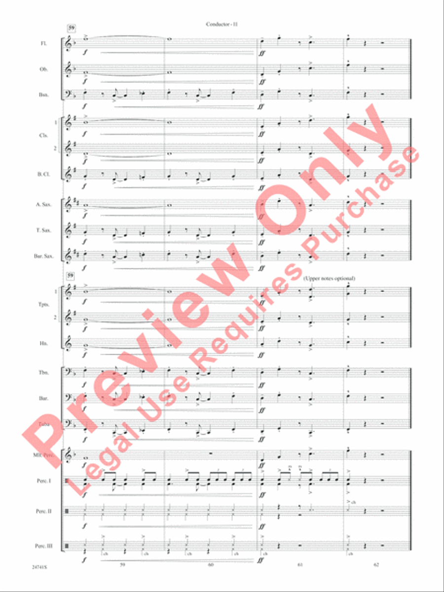 Swing, Santa, Swing Swing, Santa, Swing Concert Band scores gallery preview page 13