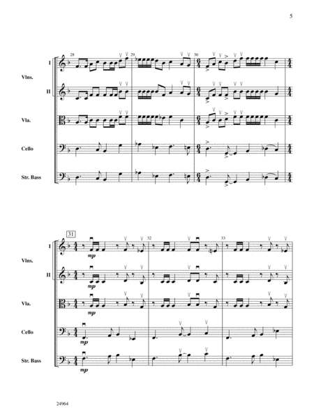 Ode to the Plains and Wild Horses Running (from American Serenade): Score