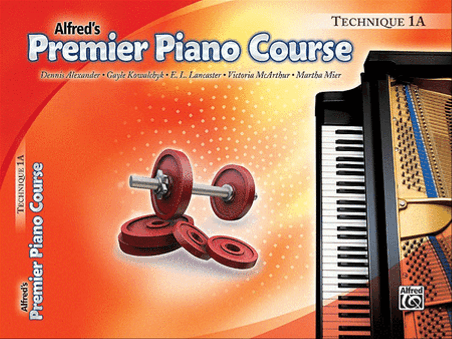 Premier Piano Course Technique, Book 1A Piano Method scores gallery preview page 1