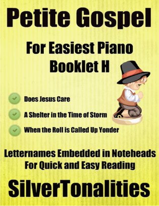 Book cover for Petite Gospel for Easiest Piano Booklet H