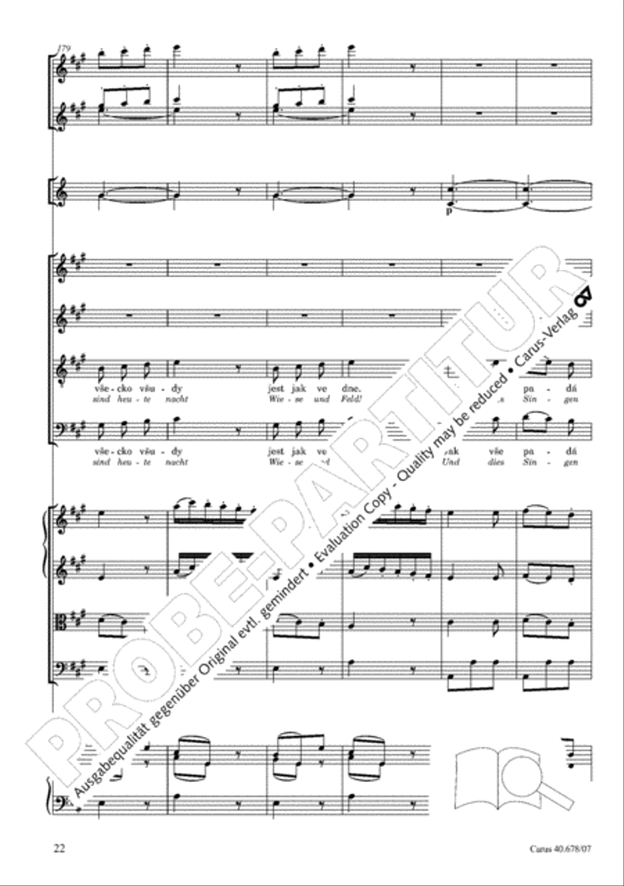 Missa pastoralis bohemica 4-Part scores gallery preview page 35