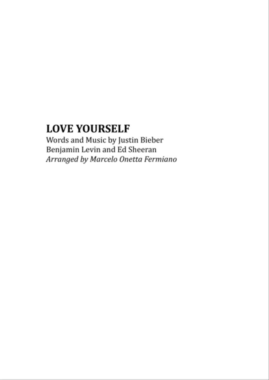 Love Yourself String Quartet scores gallery preview page 3