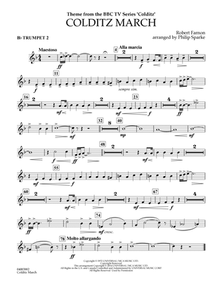Colditz March (arr. Philip Sparke) - Bb Trumpet 2