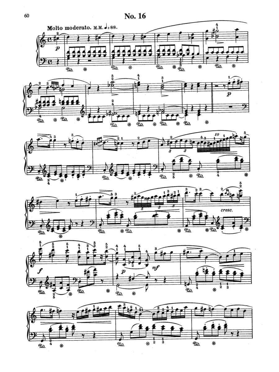 Nocturne C dur Piano Solo scores gallery preview page 1