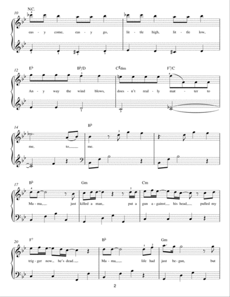 Bohemian Rhapsody Voice scores gallery preview page 2
