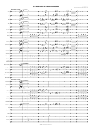 Short Piece For Large Orchestra