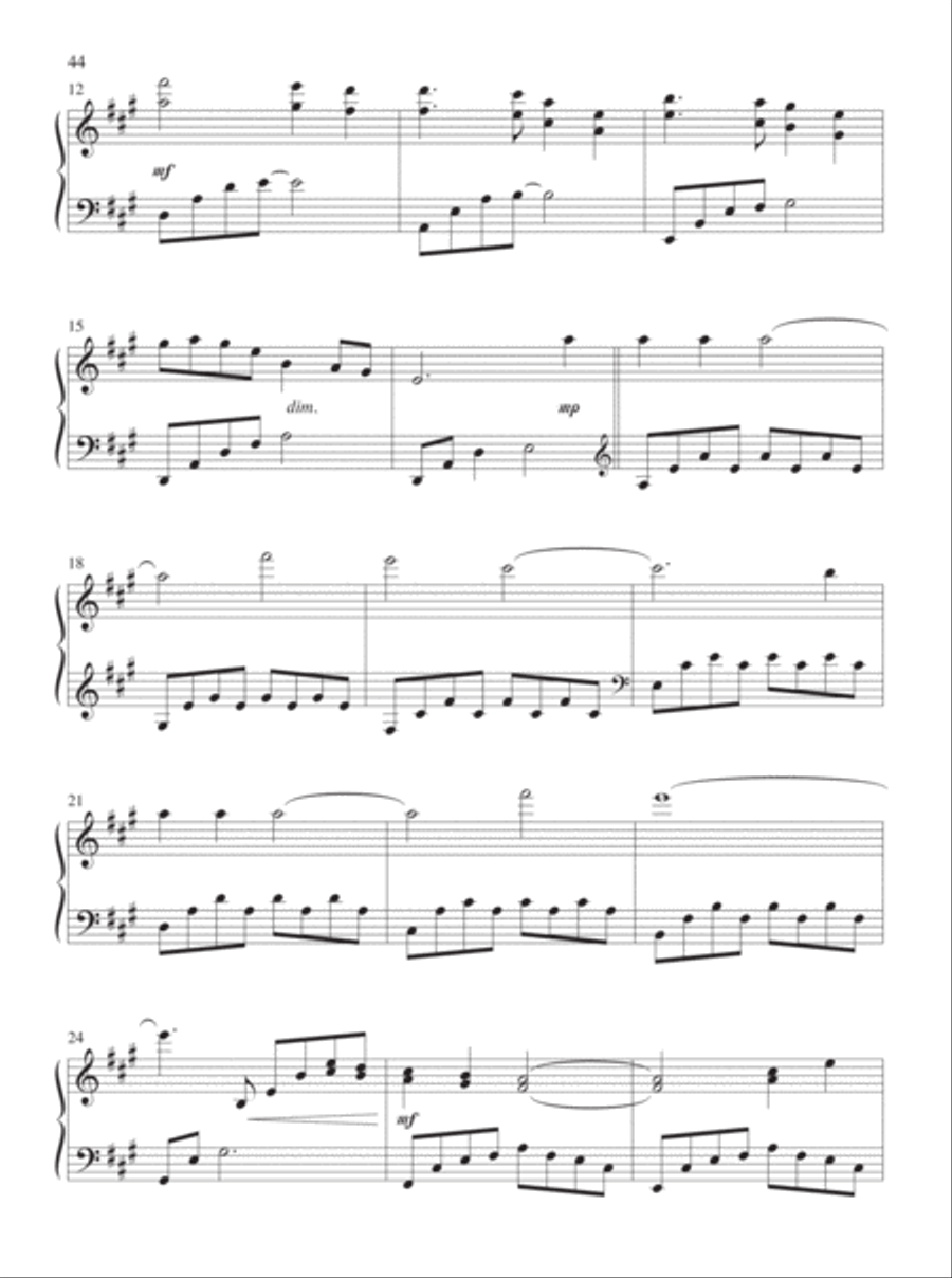 A Still and Silent Night A Still and Silent Night Piano Solo scores gallery preview page 20