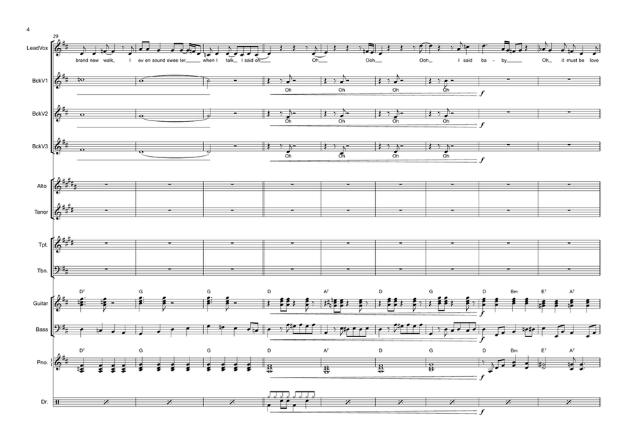 Something's Got A Hold On Me Small Ensemble scores gallery preview page 5
