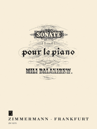 Sonata B-flat minor