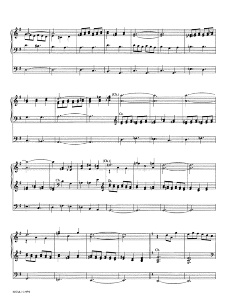 Processional and Joyous Recessional Organ scores gallery preview page 5