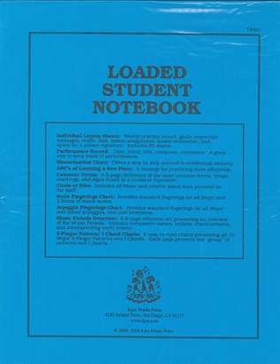 Book cover for The Loaded Student Notebook