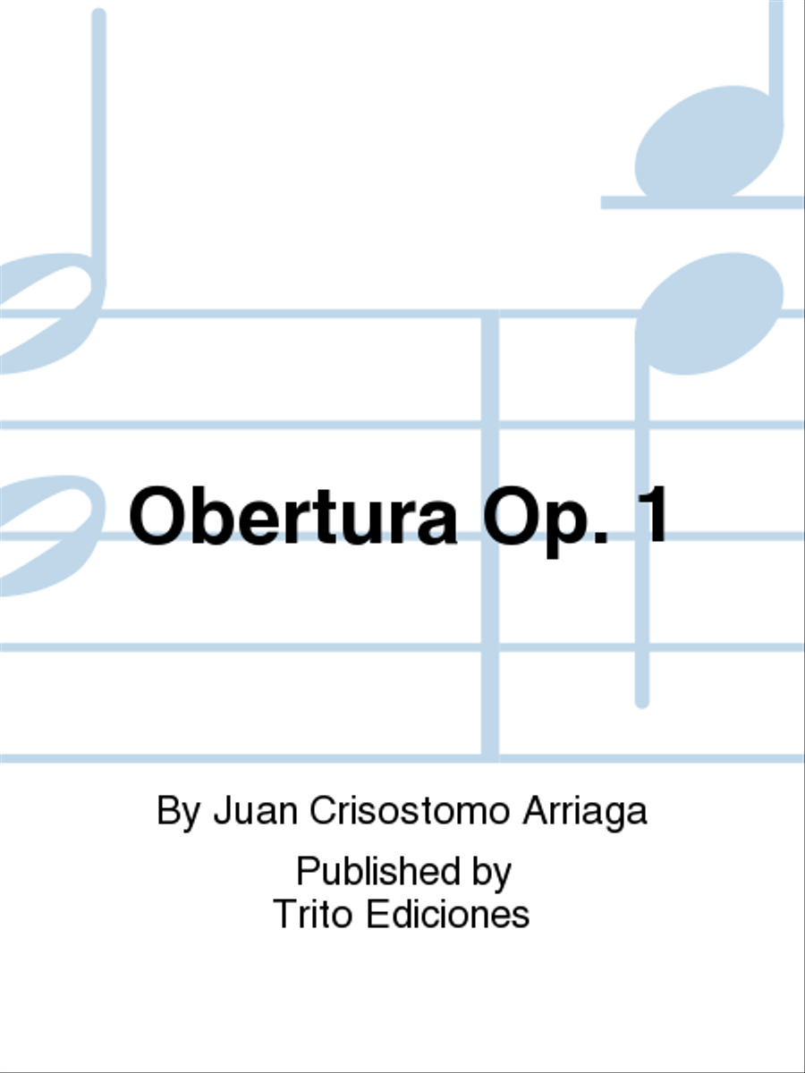 Obertura en Fa major, op.1 School and Community scores gallery preview page 1