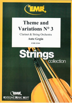 Book cover for Theme and Variations No. 3