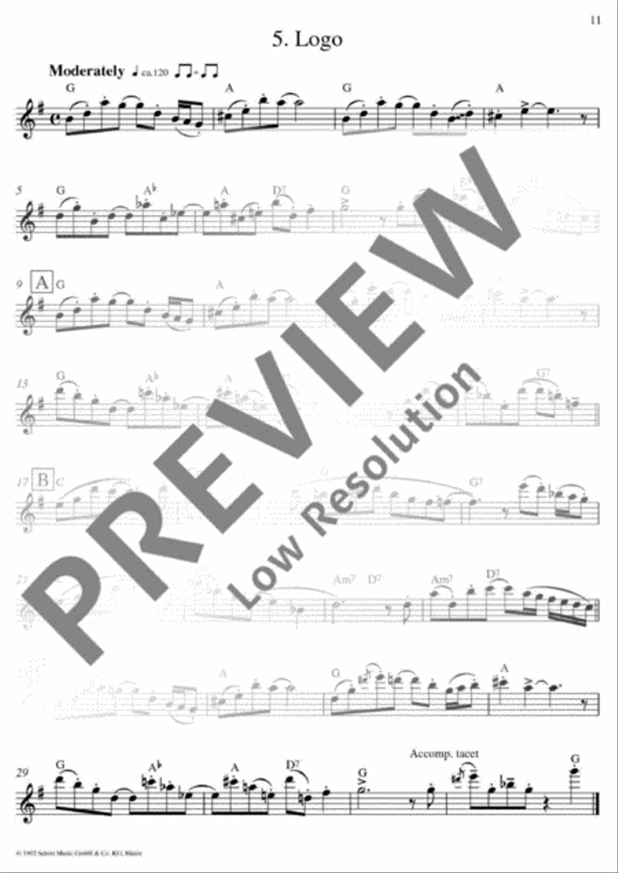 Flute Fun Flute Solo scores gallery preview page 10