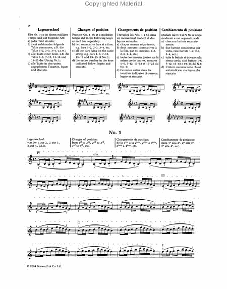 Sevcik Violin Studies – Opus 8