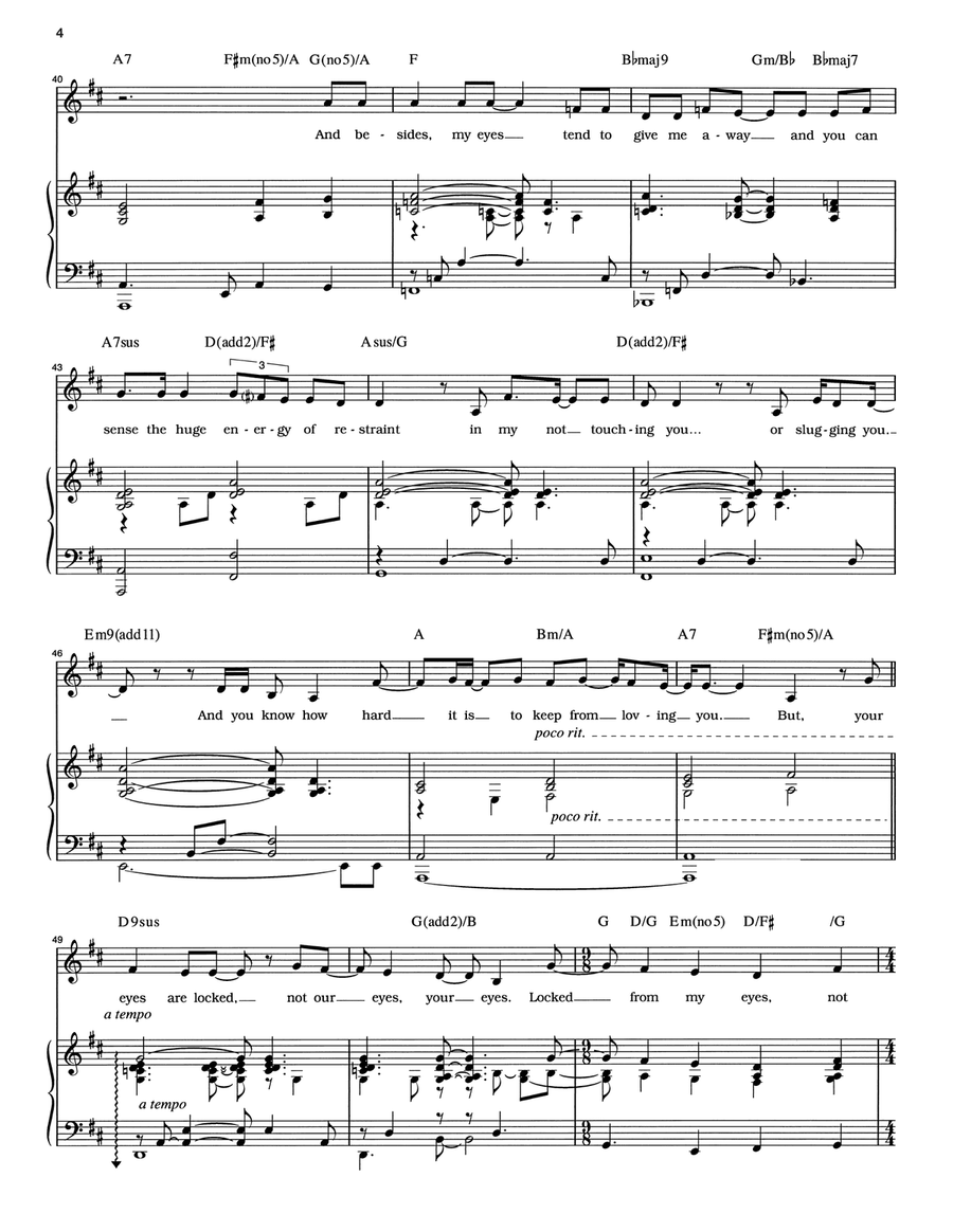 Love Quiz Piano, Vocal scores gallery preview page 4