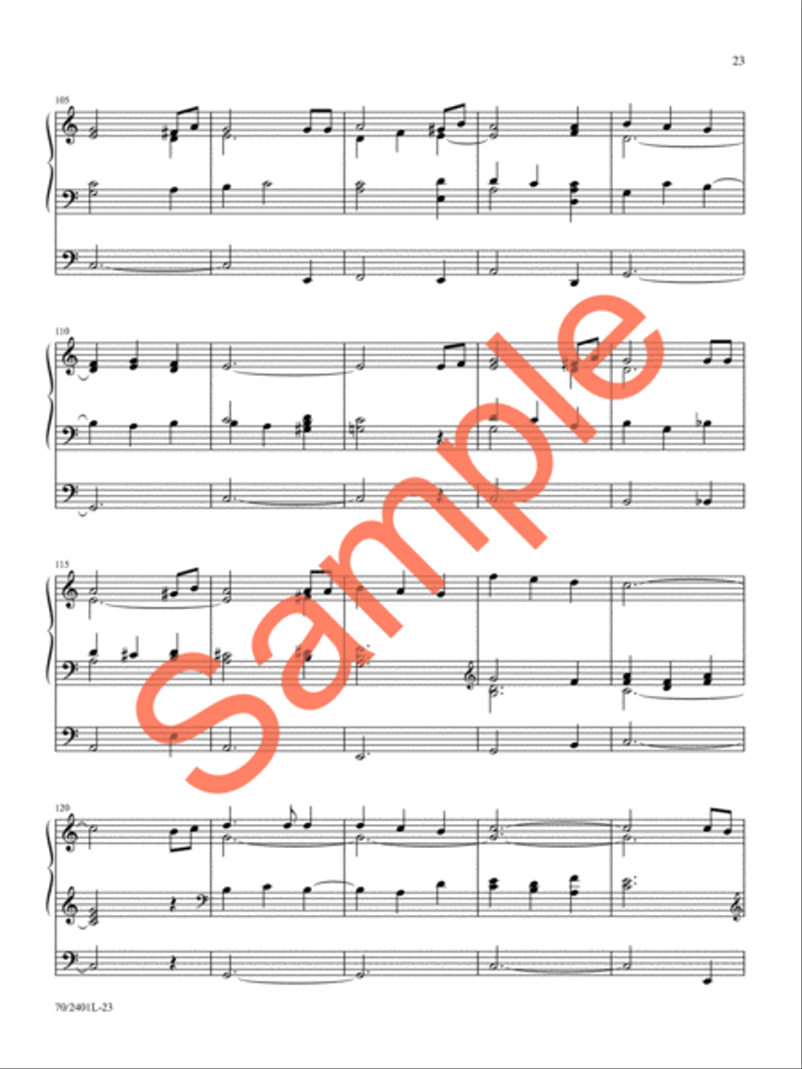 A Circle of Seasons Organ Solo scores gallery preview page 20
