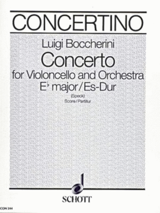 Book cover for Concerto E Flat Major