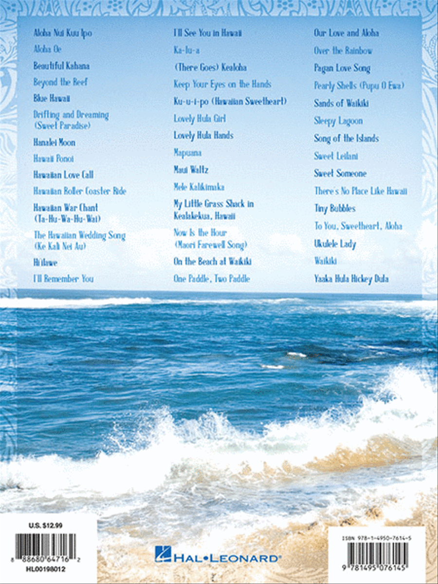 Songs of Hawaii Electronic Keyboard scores gallery preview page 6