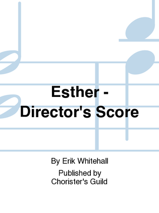 Book cover for Esther Director's Score