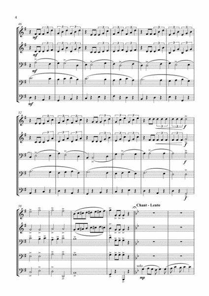 Ding Dong Gets High! - brass quintet (score and parts)