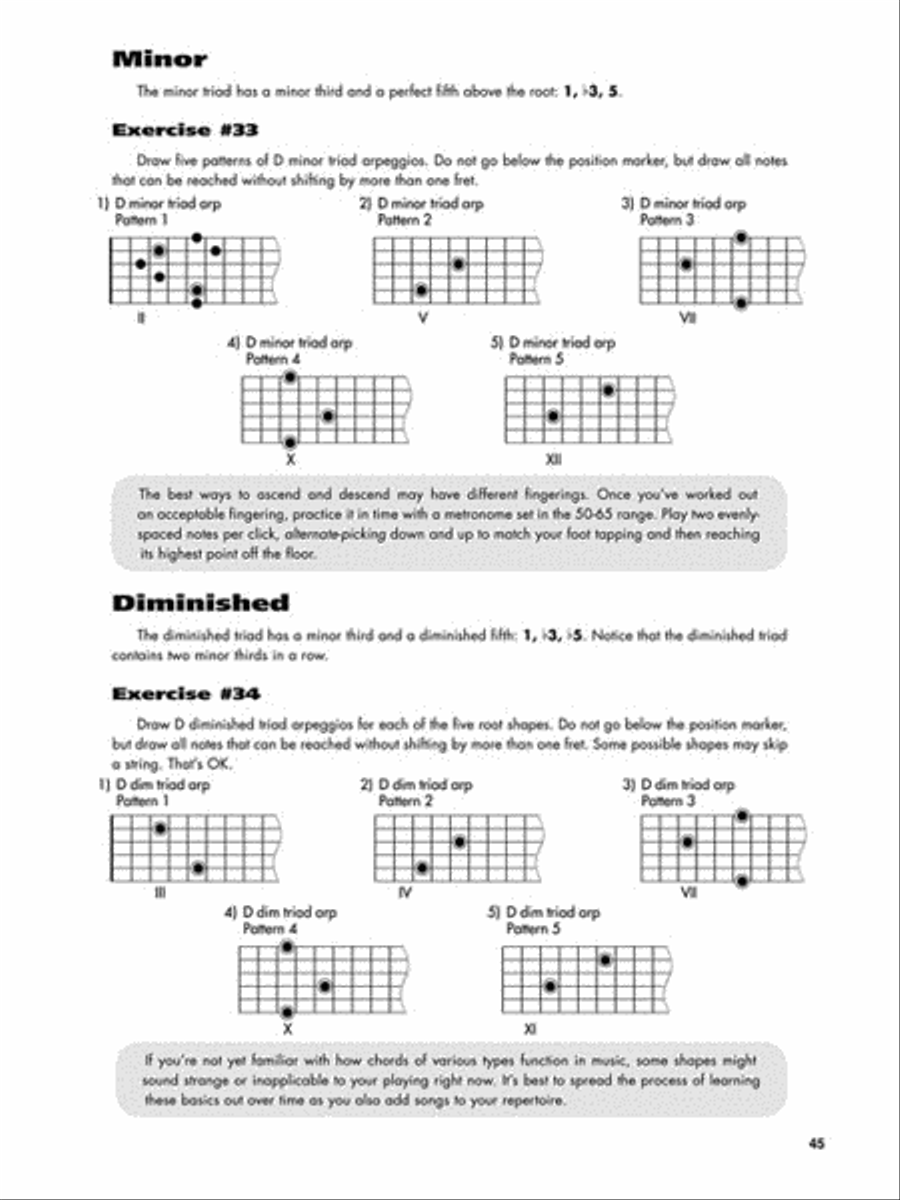 Guitar Fretboard Workbook – 2nd Edition Guitar scores gallery preview page 6