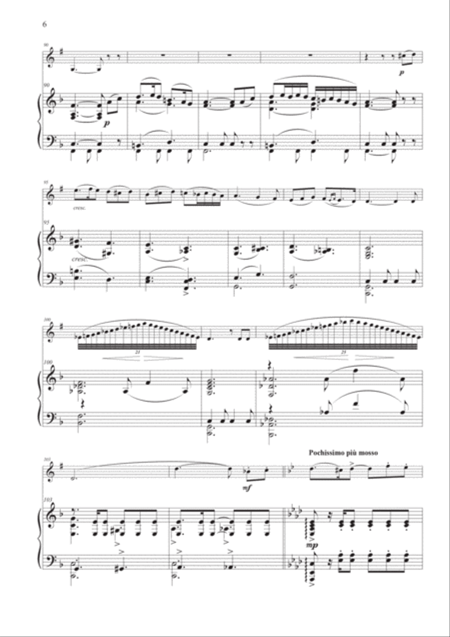 Scheherazade for Clarinet and Piano Chamber Music scores gallery preview page 6