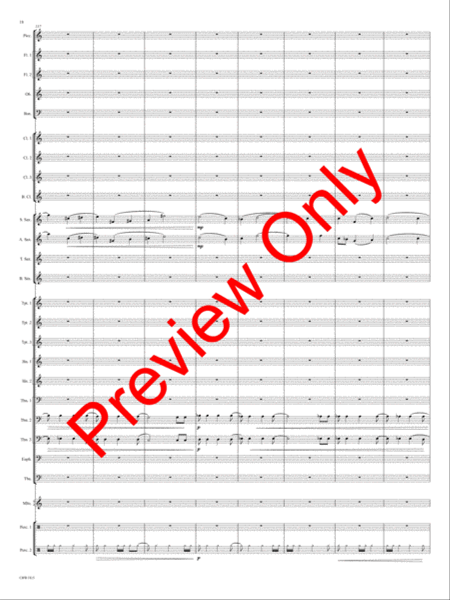 Flying Concert Band scores gallery preview page 21