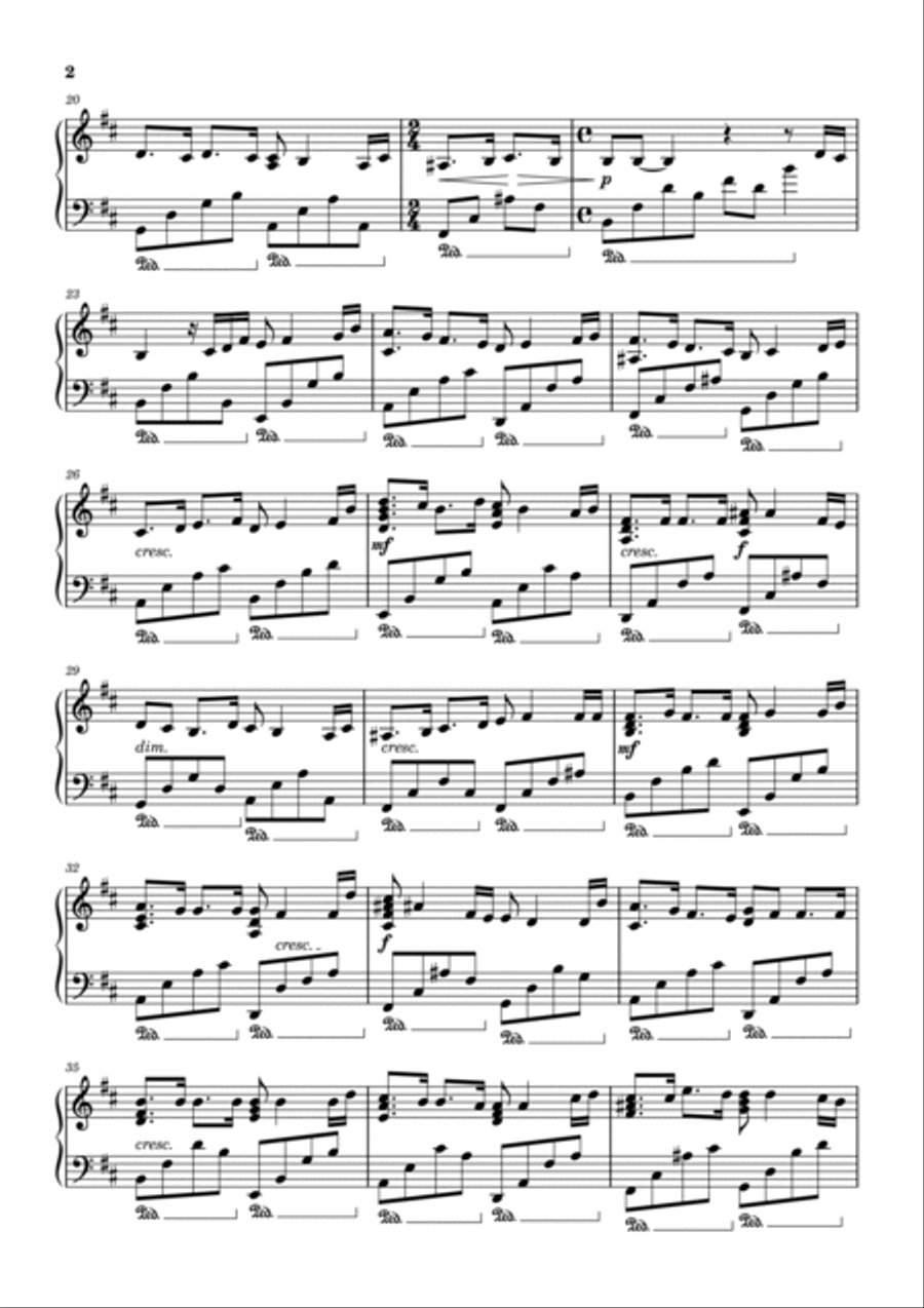Margherita Piano Solo scores gallery preview page 2