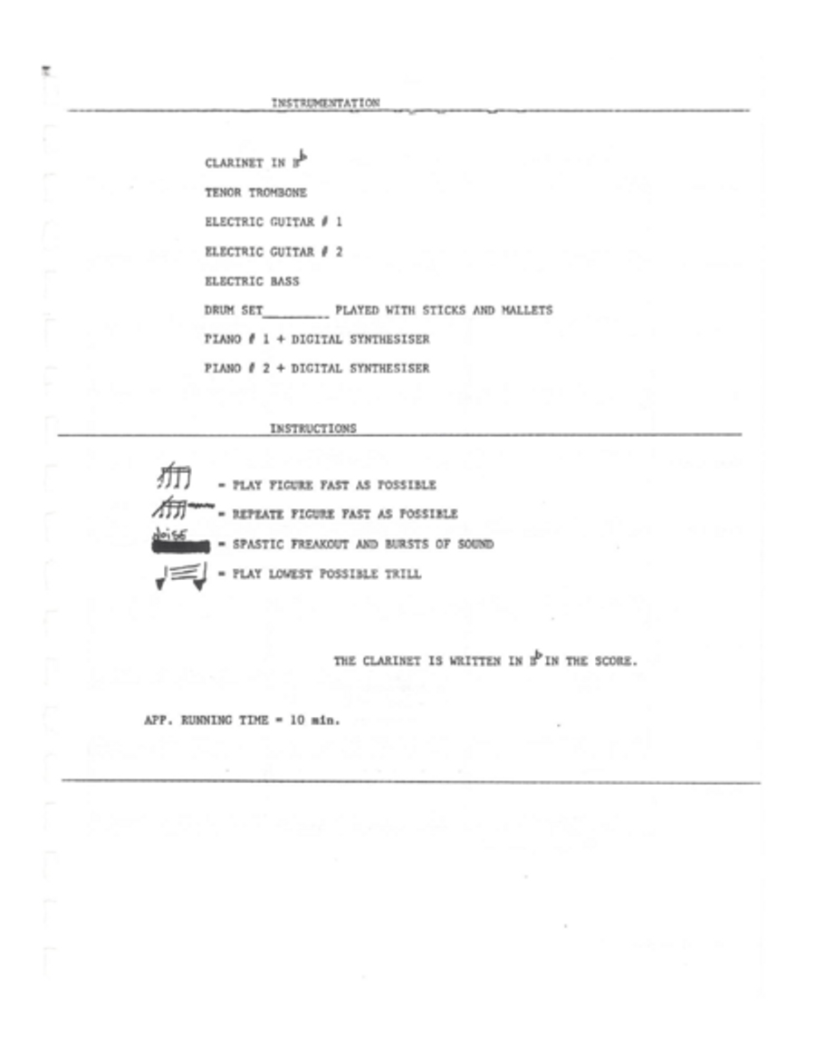 Child of Amerika-for Clarinet and 7 Players Small Ensemble scores gallery preview page 4