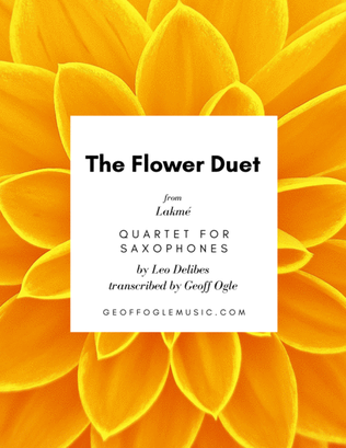 Book cover for Flower Duet from Lakmé