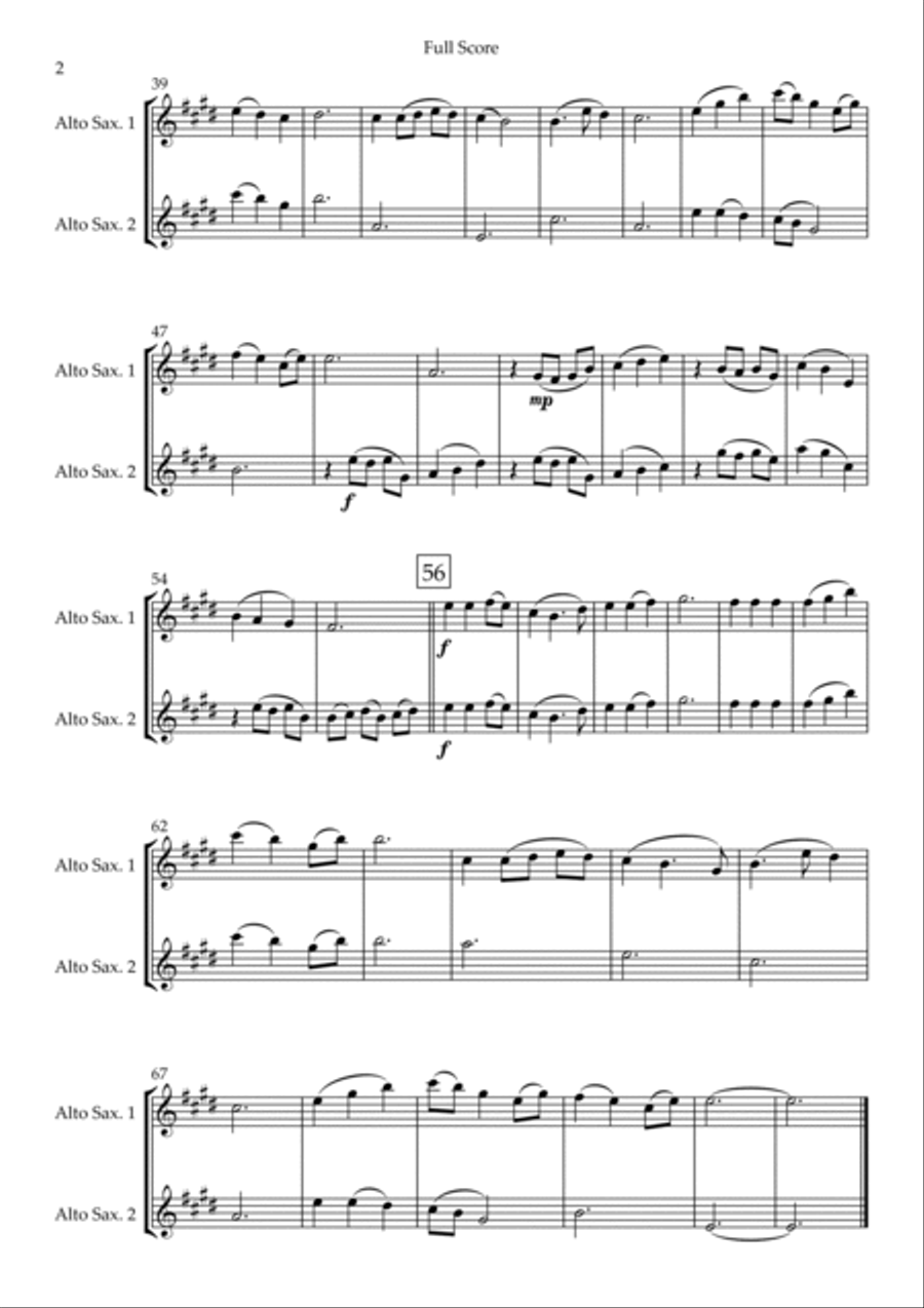 Be Thou My Vision Woodwind Duet scores gallery preview page 2