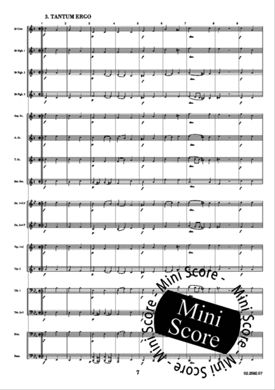 Motets for Band Fanfare Band scores gallery preview page 11