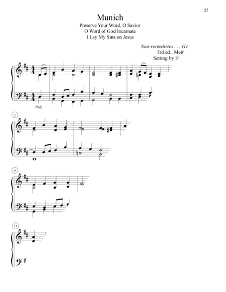 Twenty-Seven Hymn Harmonizations for Reformation Organ scores gallery preview page 5