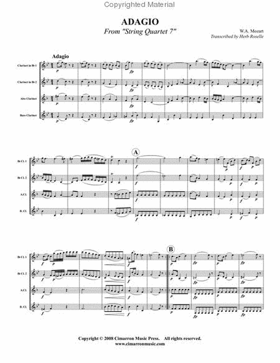 Adagio from String Quartet 7