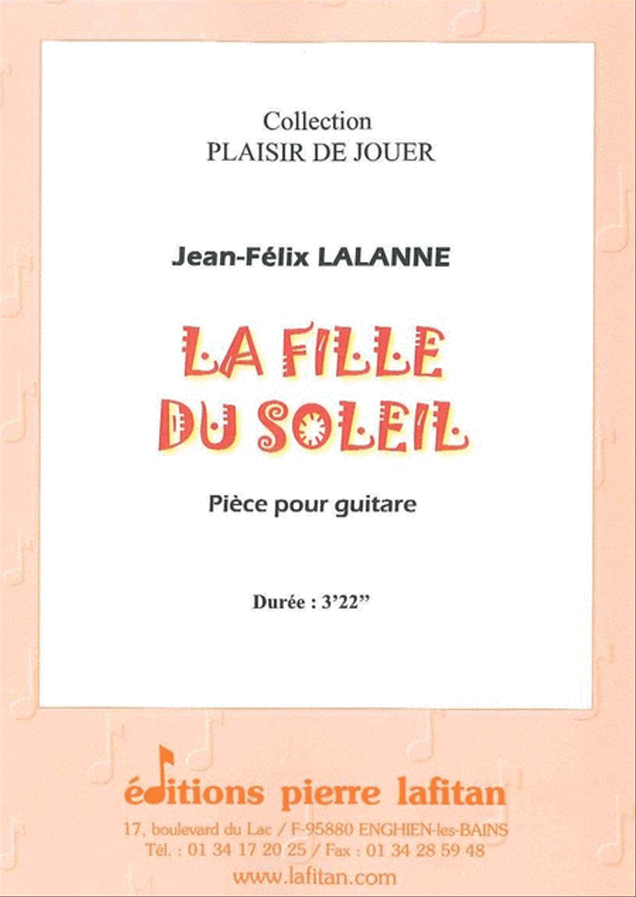 La Fille du Soleil Guitar scores gallery preview page 1