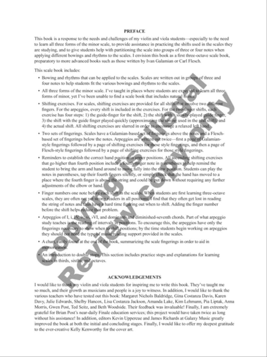 Scales and Arpeggios with Shifting Practice: Violin Violin scores gallery preview page 3