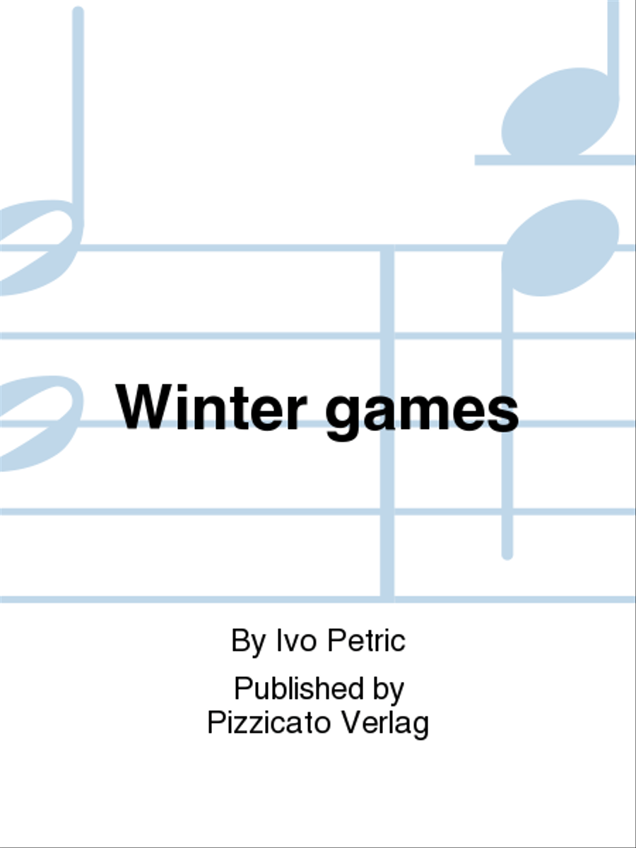 Winter games Saxophone scores gallery preview page 1