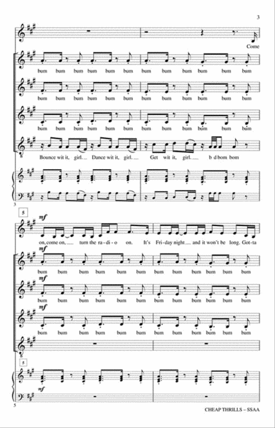 Cheap Thrills � Cheap Thrills � SSAA scores gallery preview page 3