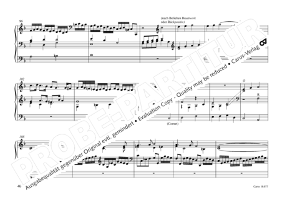 Organ music of the Hasse family Organ Solo scores gallery preview page 41