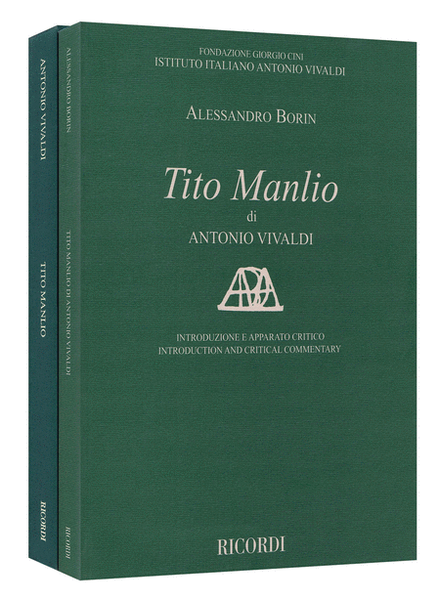 Tito Manlio RV 738 Score with Critical Commentary