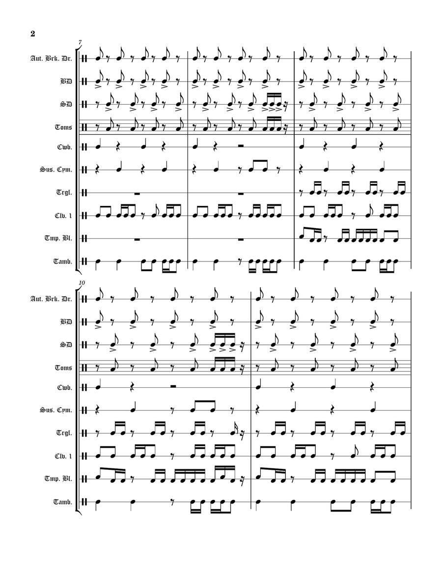 Syncopation Nation! Percussion Ensemble scores gallery preview page 2