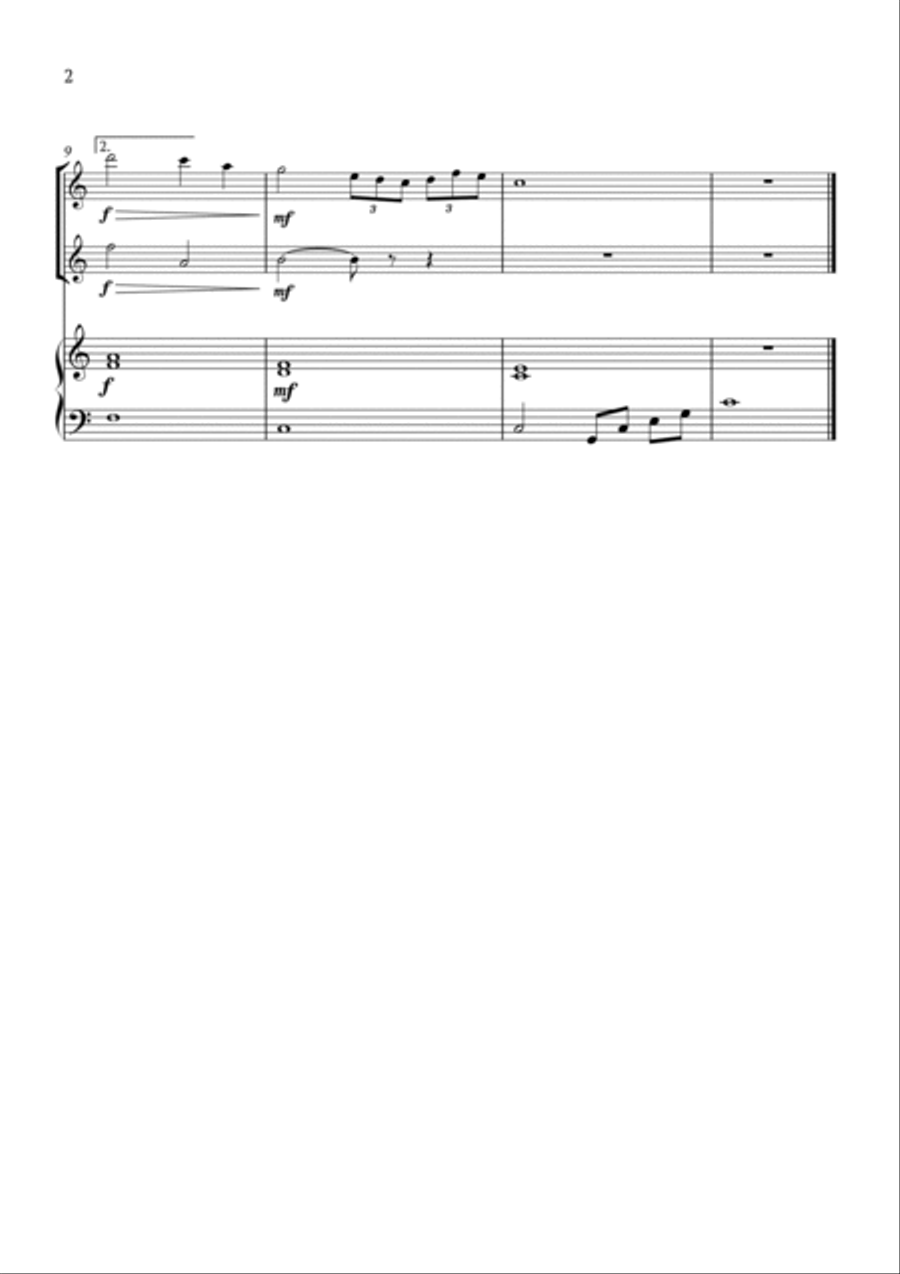 Album Leaf B158 Album Leaf B158 Woodwind Duet scores gallery preview page 2